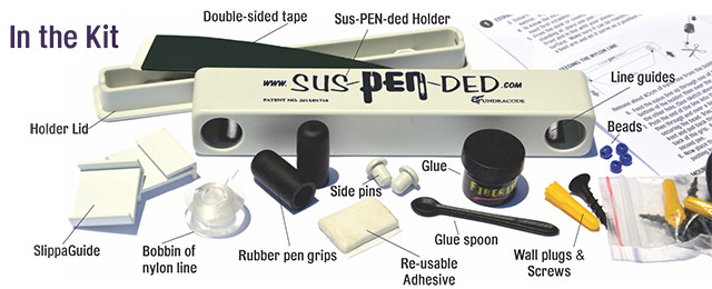 What the sus-PEN-ded kit contains What the sus-PEN-ded kit contains