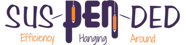 sus-PEN-ded holder